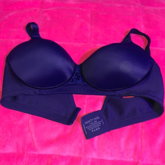 Vanity Fair Intimates & Sleepwear Vanity Fair Blue Flower Bra